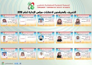 إدارة الجمعية التعاونية الاستهلاكية بالخفجي تطلق ١٥ تغريدة للتعريف بالمترشحين لعضوية مجلس إدارتها